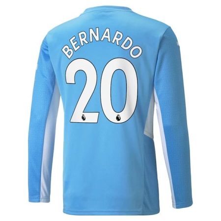 Camisolas de Futebol Manchester City Bernardo Silva 20 Principal 2021 2022 – Manga Comprida
